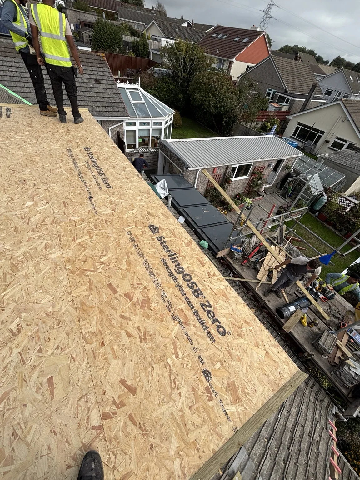 Boarding and substrate — Shield Roofing real project photograph