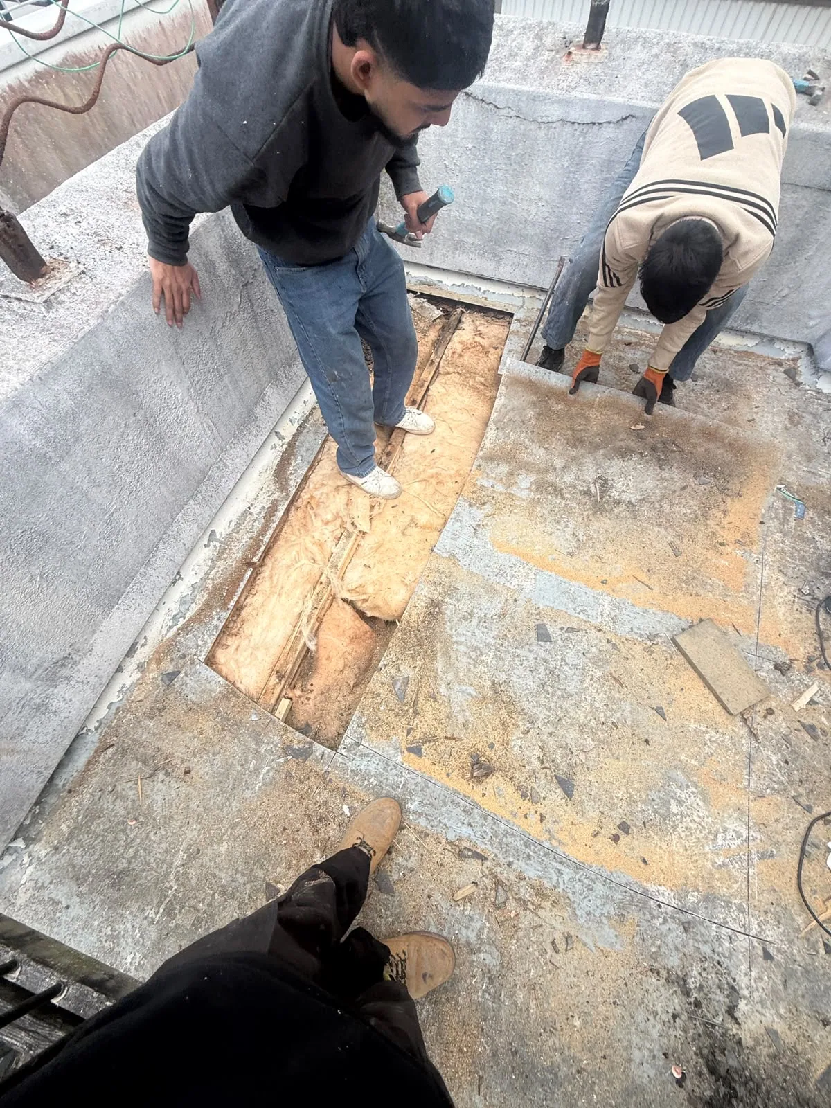 Opening up the existing terrace — Shield Roofing real project photograph