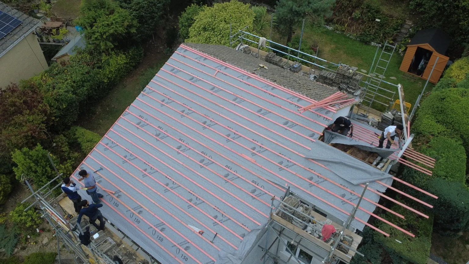 Ready for the tiles