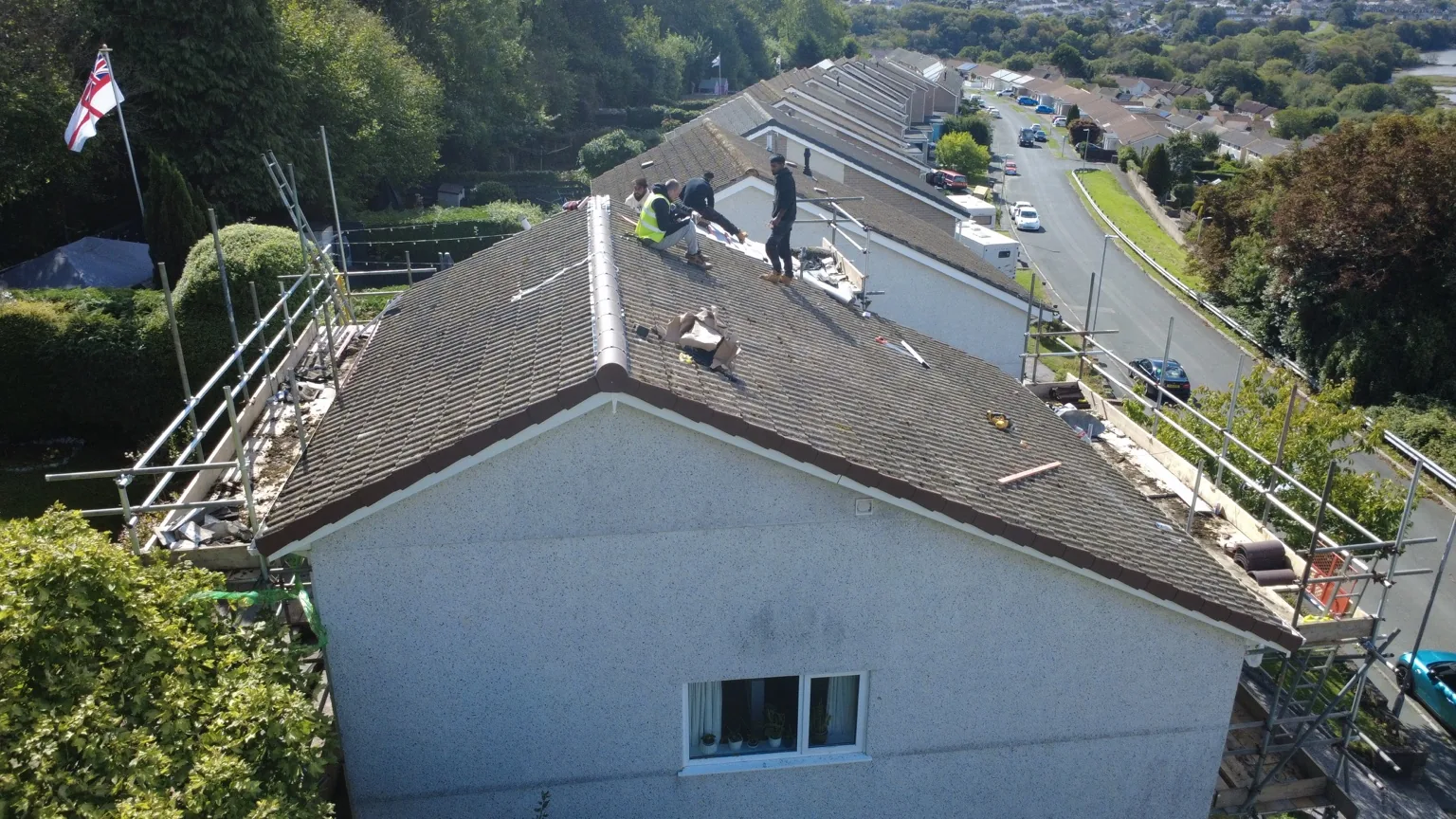 Recent Shield Roofing re-roof in Plymouth