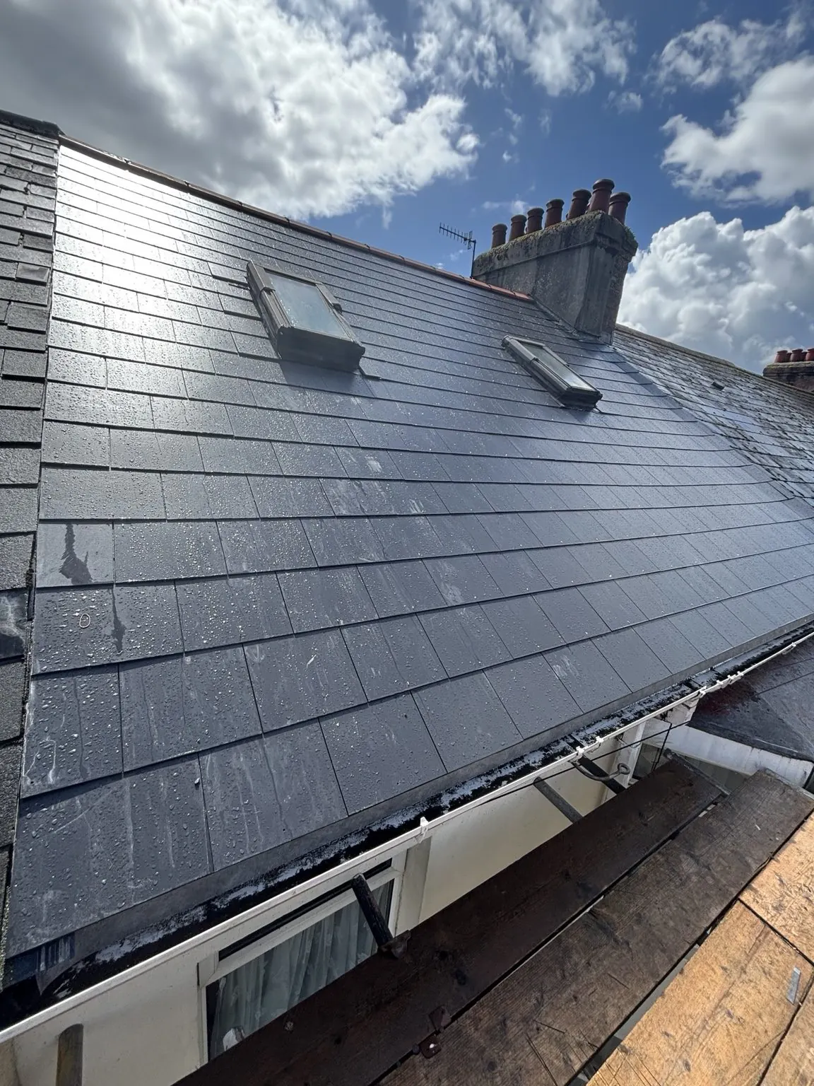Roof membrane and battens installed by Shield Roofing